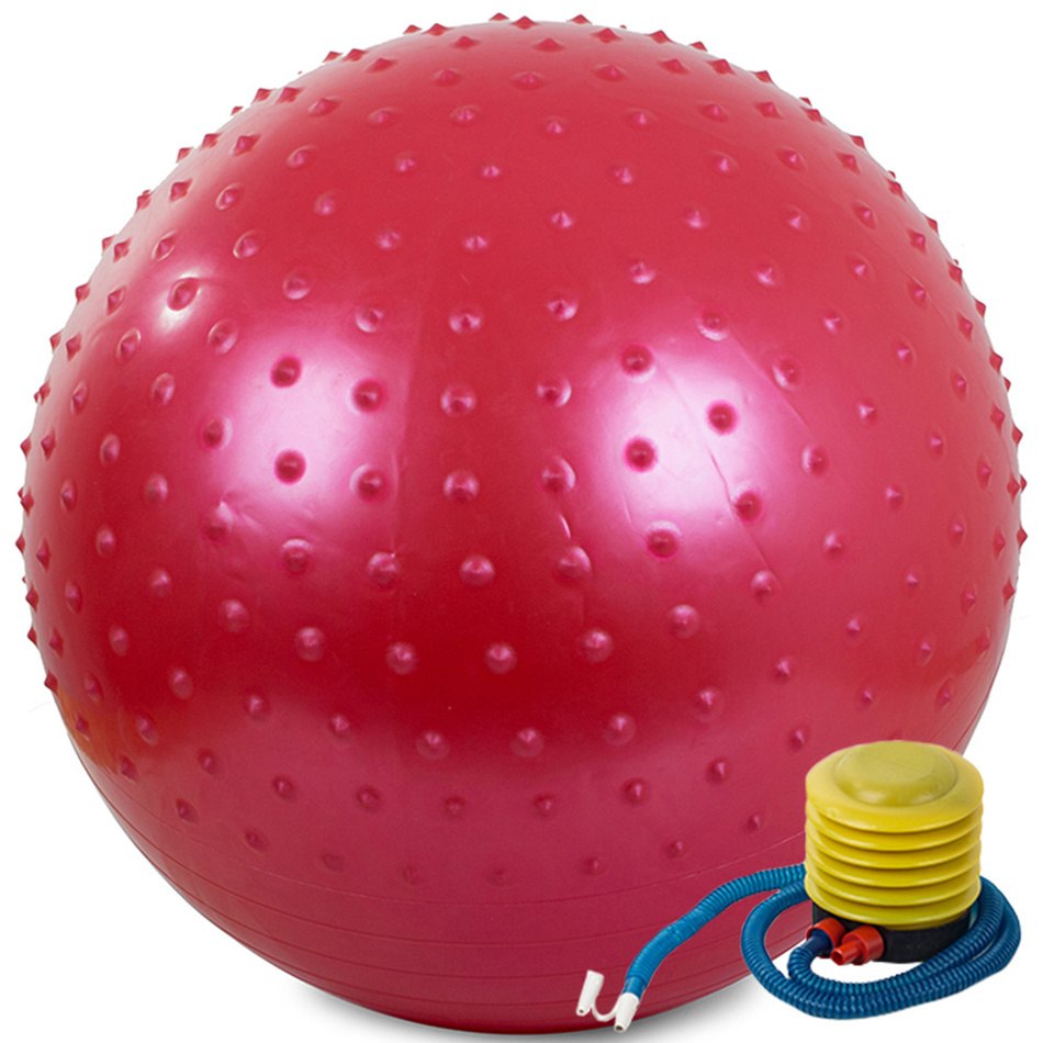 Gymnastický masážní míč 60 cm s pumpičkou